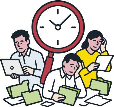 Illustration of operational inefficiency