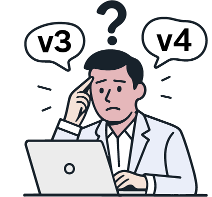Illustration of version confusion in packaging artwork